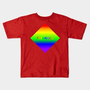 Rainbow Triangle Kids T-Shirt